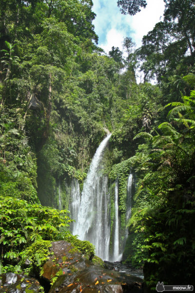 Huge Waterfall Lombok