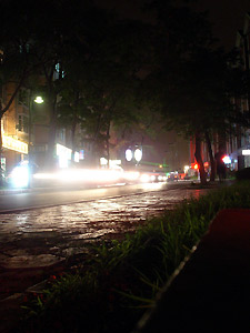 Night Bus in Dalian