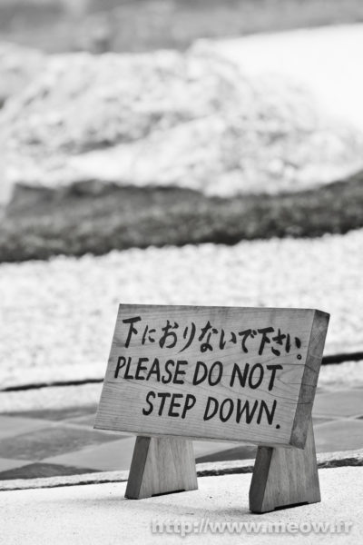 Kyoto - Please Do Not Step Down